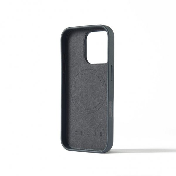 Mujjo iPhone 16 Pro Deksel Maiz Case Steel Blue