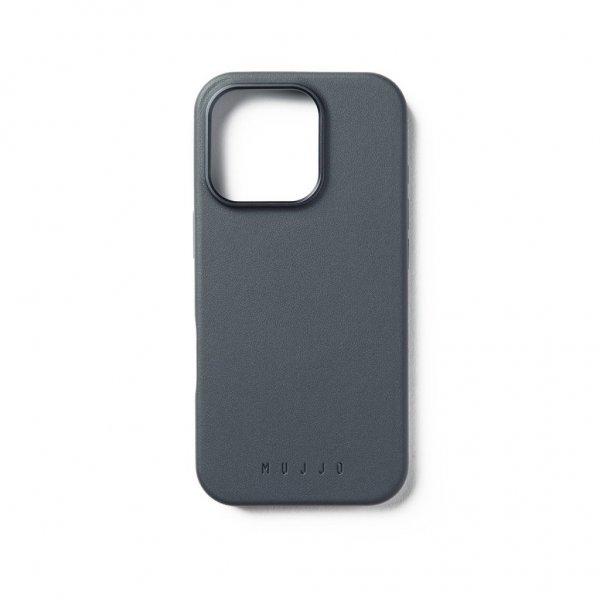 Mujjo iPhone 16 Pro Deksel Maiz Case Steel Blue