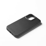 Mujjo iPhone 16 Pro Max Deksel Full Leather Case Svart