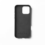 Mujjo iPhone 16 Pro Max Deksel Full Leather Case Svart