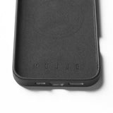 Mujjo iPhone 16 Pro Max Deksel Full Leather Case Svart