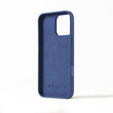 Mujjo iPhone 16 Pro Max Deksel Full Leather Case Monaco Blue