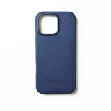 Mujjo iPhone 16 Pro Max Deksel Full Leather Wallet Case Monaco Blue