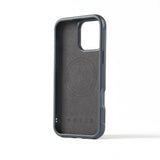 Mujjo iPhone 16 Pro Max Deksel Shield Case Steel Blue