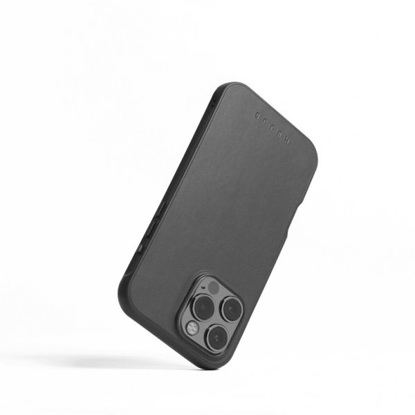 Mujjo iPhone 16 Pro Max Deksel Shield Case Steel Blue