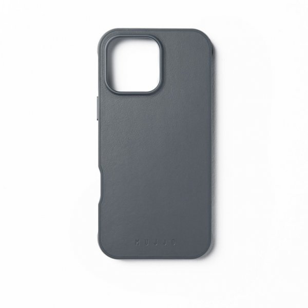 Mujjo iPhone 16 Pro Max Deksel Shield Case Steel Blue