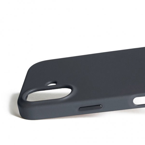 Mujjo iPhone 17 Deksel Full Leather Case MagSafe Basalt