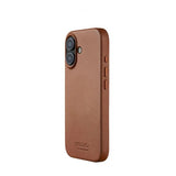 Mujjo iPhone 17 Deksel Full Leather Case MagSafe Tan
