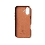 Mujjo iPhone 17 Deksel Full Leather Case MagSafe Tan