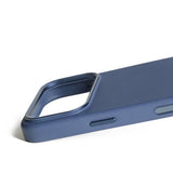 Mujjo iPhone 17 Pro Deksel Full Leather Case MagSafe Monaco Blue