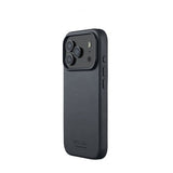 Mujjo iPhone 17 Pro Deksel Full Leather Case MagSafe Basalt