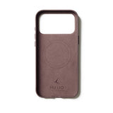 Mujjo iPhone 17 Pro Max Deksel Full Leather Case MagSafe Bronze Red