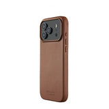 Mujjo iPhone 17 Pro Max Deksel Full Leather Case MagSafe Tan
