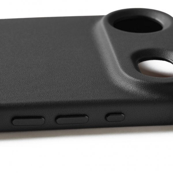 Mujjo iPhone Air Deksel Full Leather Case MagSafe Svart
