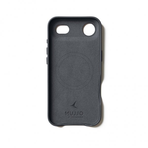 Mujjo iPhone Air Deksel Full Leather Case MagSafe Basalt