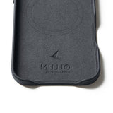 Mujjo iPhone Air Deksel Full Leather Case MagSafe Basalt
