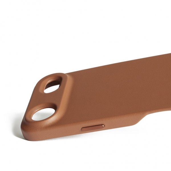 Mujjo iPhone Air Deksel Full Leather Case MagSafe Tan