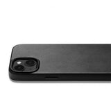 Mujjo iPhone 14 Deksel Full Leather Case MagSafe Monaco Blue