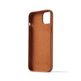 Mujjo iPhone 14 Plus Deksel Full Leather Wallet Case Tan
