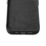 Mujjo iPhone 14 Deksel Full Leather Wallet Case Tan