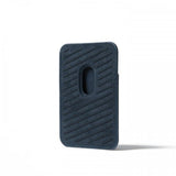 Mujjo Kortholder Full Leather Magnetic Wallet Steel Blue