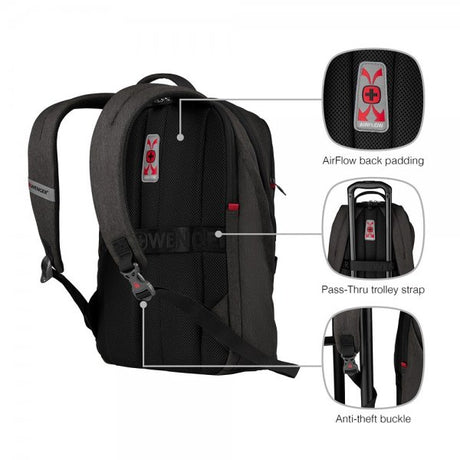 Wenger MX Light 16" Dataryggsekk Grå