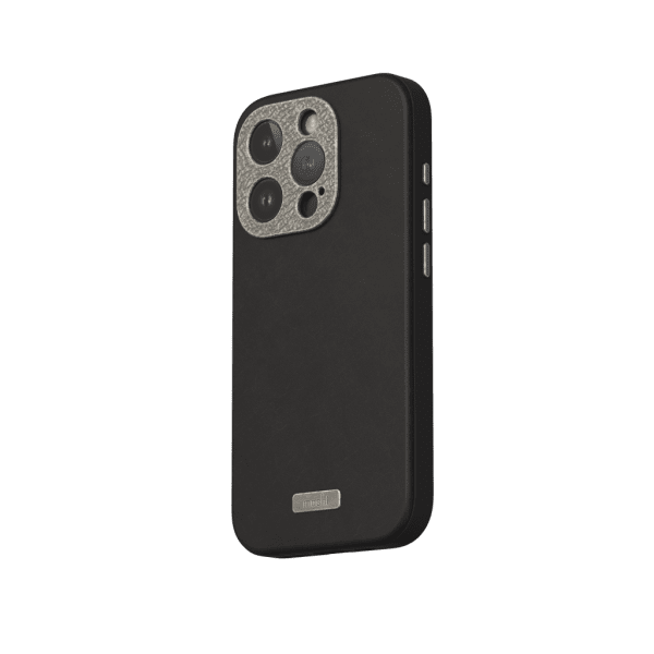 Moshi iPhone 15 Pro Deksel Napa MagSafe Midnight Black