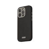 Moshi iPhone 15 Pro Deksel Napa MagSafe Midnight Black
