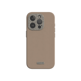 Moshi iPhone 15 Pro Deksel Napa MagSafe Woodsmoke Brown