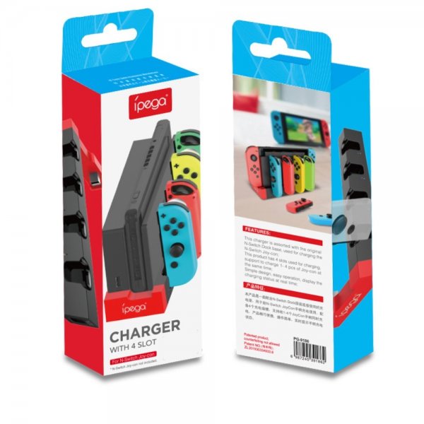 Ipega Nintendo Switch Lading Adapter til Joy-Con