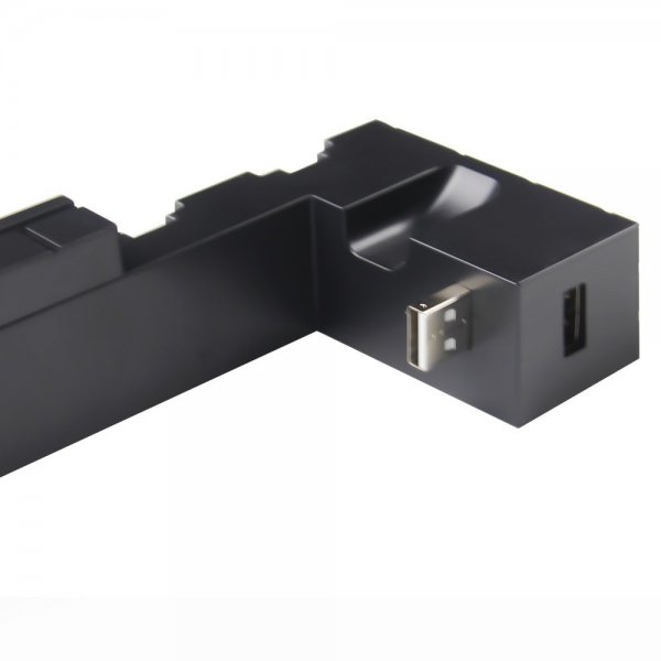 Nintendo Switch laderdock for Joy Cons med spilllagring svart