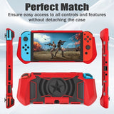 Nintendo Switch OLED deksel Rød