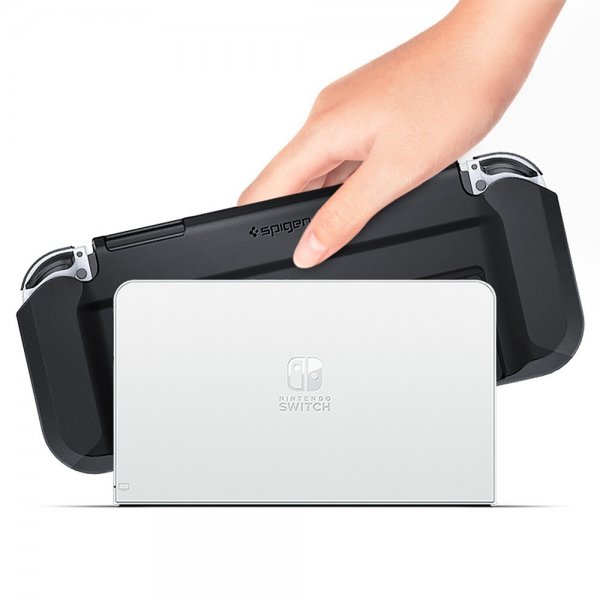 Spigen Nintendo Switch OLED Deksel Thin Fit Svart