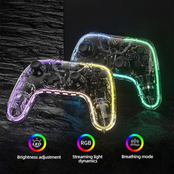 Aolion Nintendo Switch Spillkontroll Klar RGB