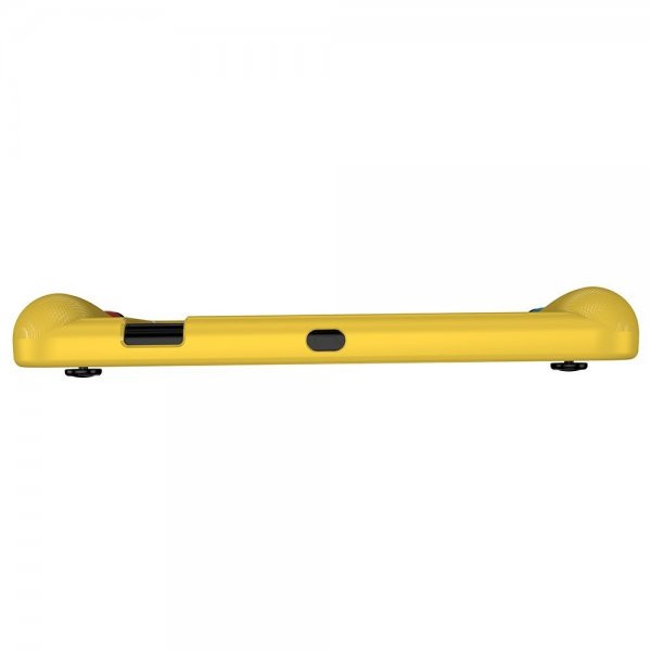 Nintendo Switch etui karbonfiber mønster gul