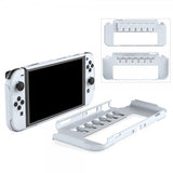 Dobe Nintendo Switch etui med stativ og 6 spillplasser hvit