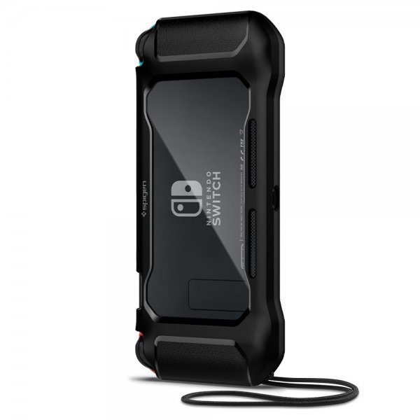 Spigen Nintendo Switch Deksel Rugged Armor Matte Black