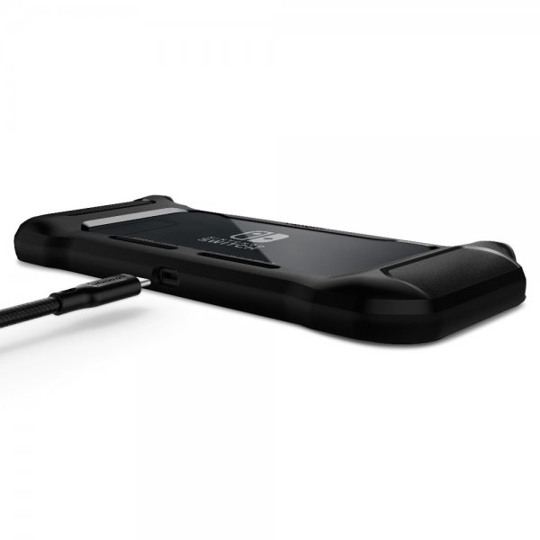 Spigen Nintendo Switch Deksel Rugged Armor Matte Black
