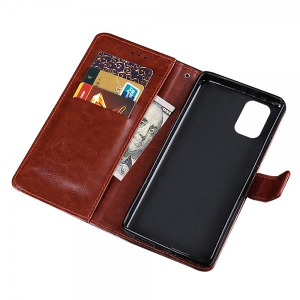 Nokia G11/G21 Etui Skinntekstur Brun