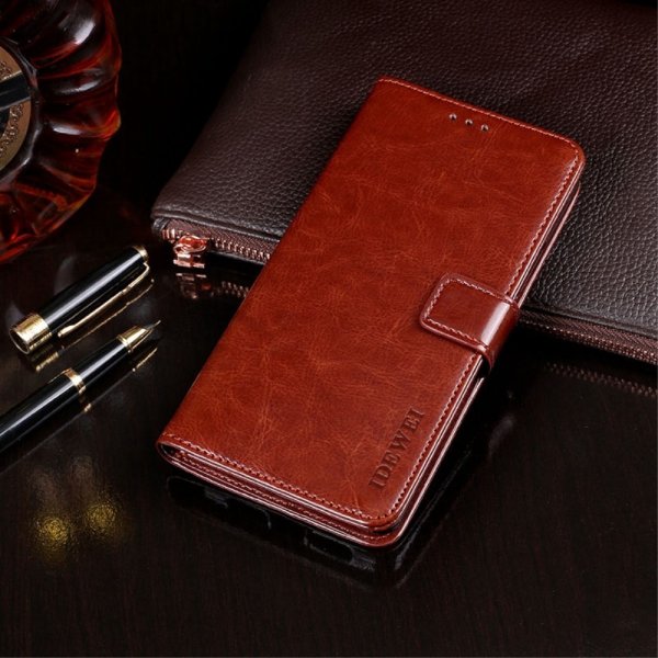 Nokia G11/G21 Etui Skinntekstur Brun