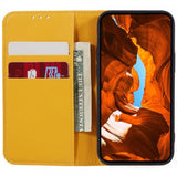 Nokia G42 Etui med Kortlomme flipp Gul