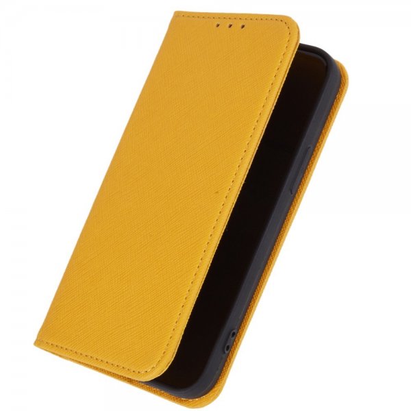 Nokia G42 Etui med Kortlomme flipp Gul