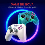 GameSir Nova HD Rumble Game Controller 2.4G Retro Hvit
