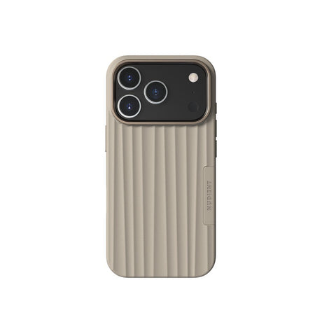 Nudient iPhone 17 Pro/iPhone 18 Pro Deksel Bold Case MagSafe Linen Beige