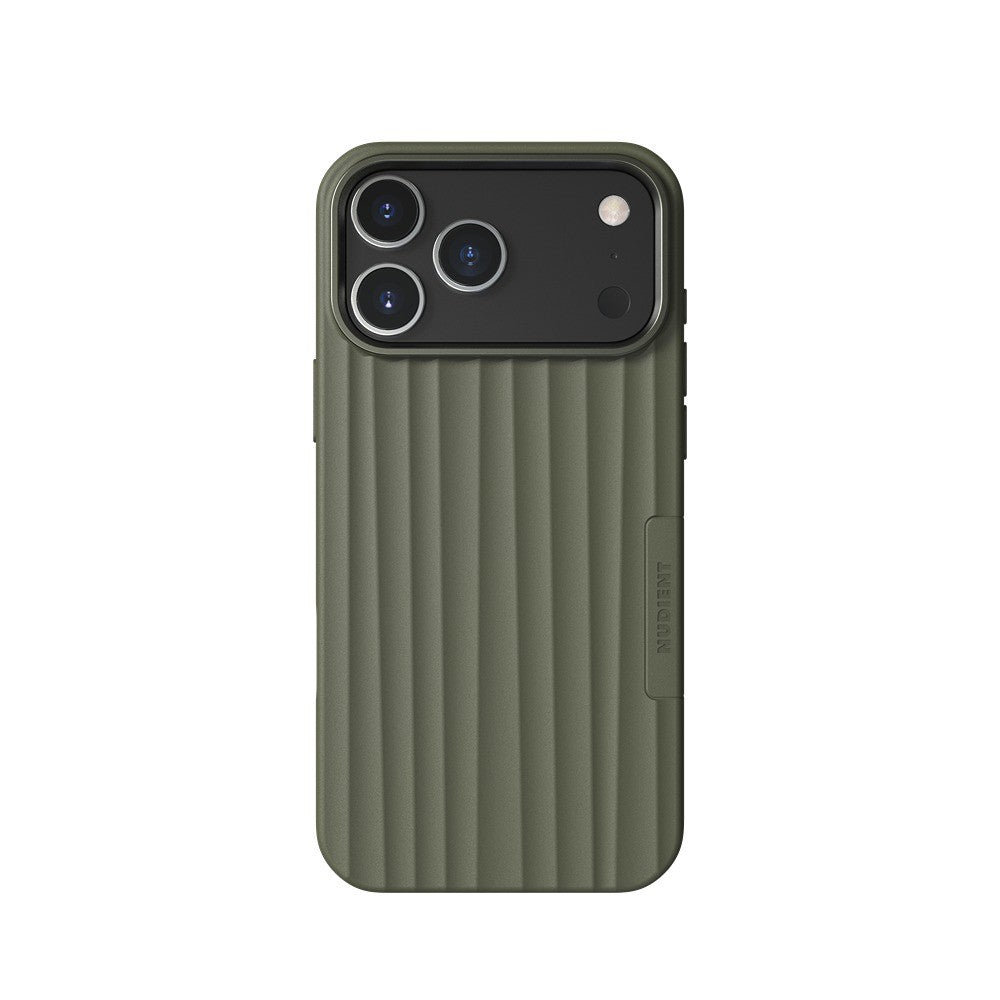 Nudient iPhone 17 Pro Max/iPhone 18 Pro Max Deksel Bold Case MagSafe Olive Green