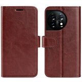 OnePlus 11 Etui Skinntekstur Brun