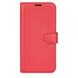 OnePlus 11 Etui Litchi Rød