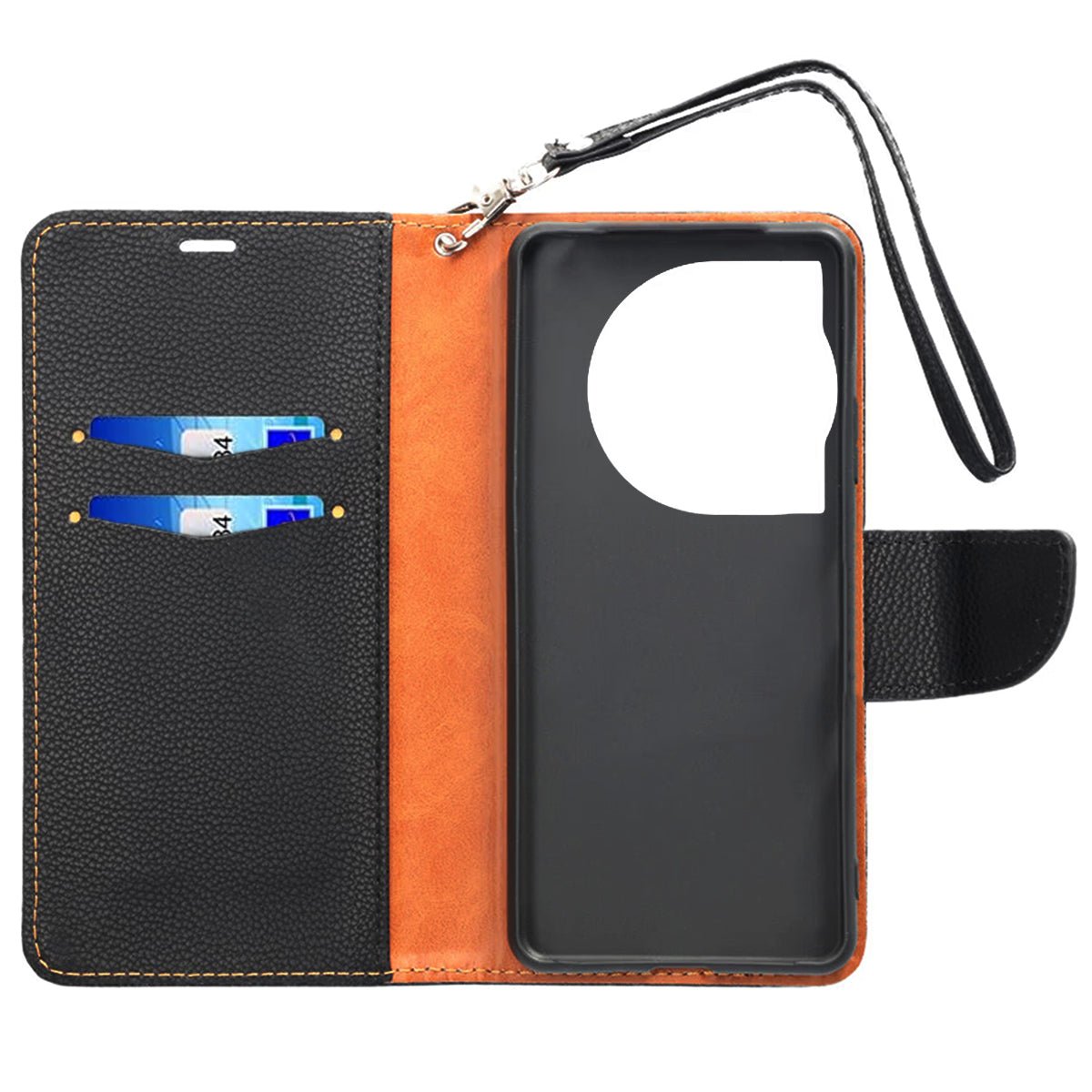 OnePlus 12 Etui med stativ Svart