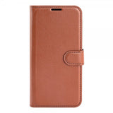 OnePlus 12 Etui Litchi Brun
