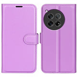 OnePlus 12 Etui Litchi Lilla